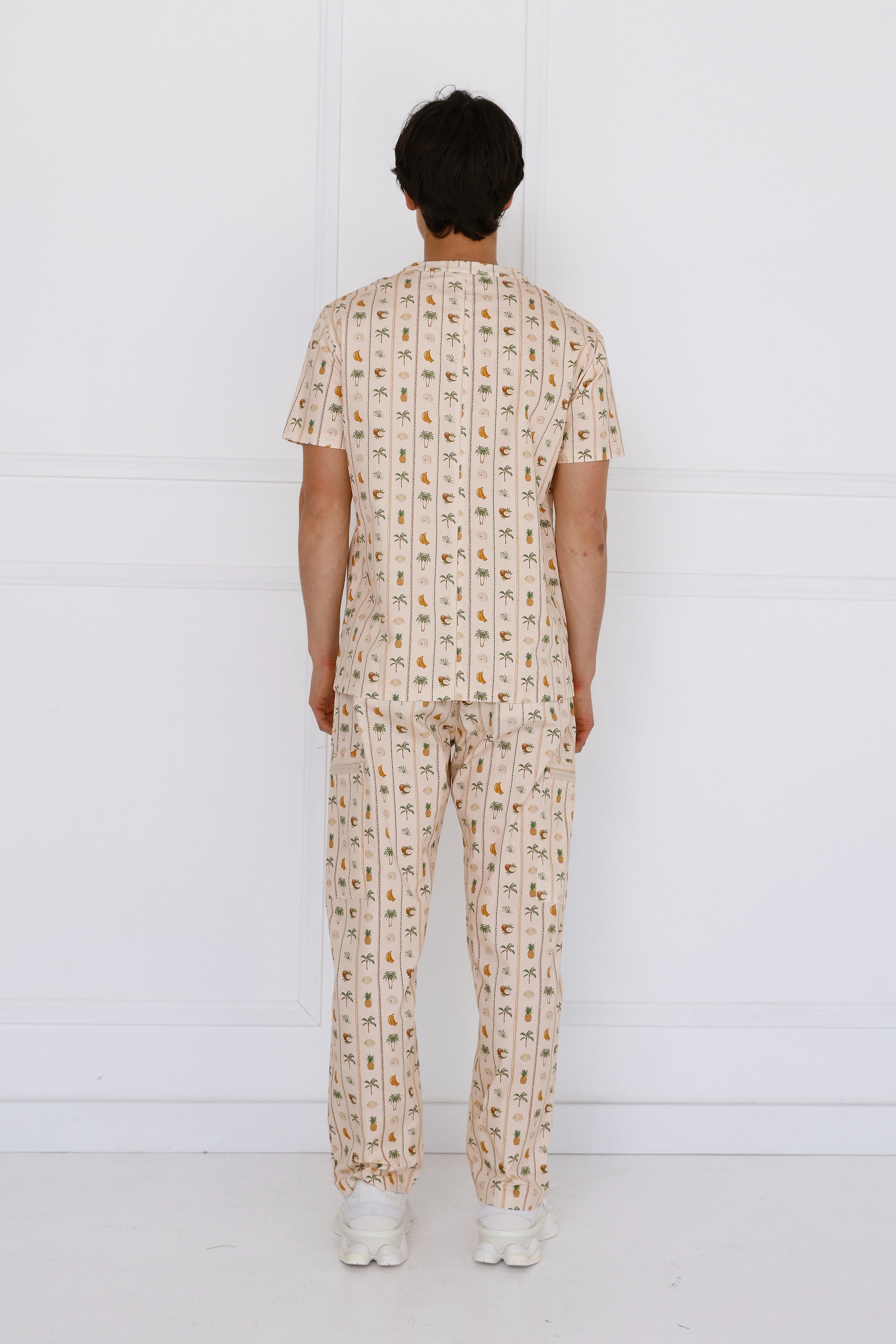 Cabo Men’s Performance Scrub Set - back view showing clean lines and comfortable fit for Aussie professionals