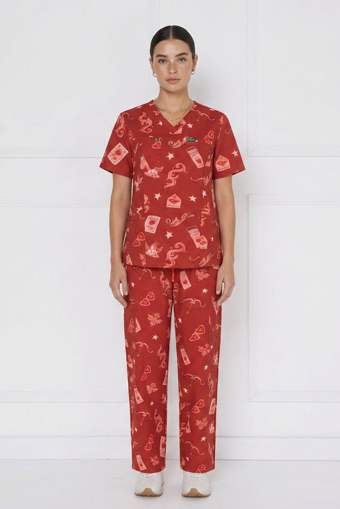 Women’s Performance Scrub Set - Love Note