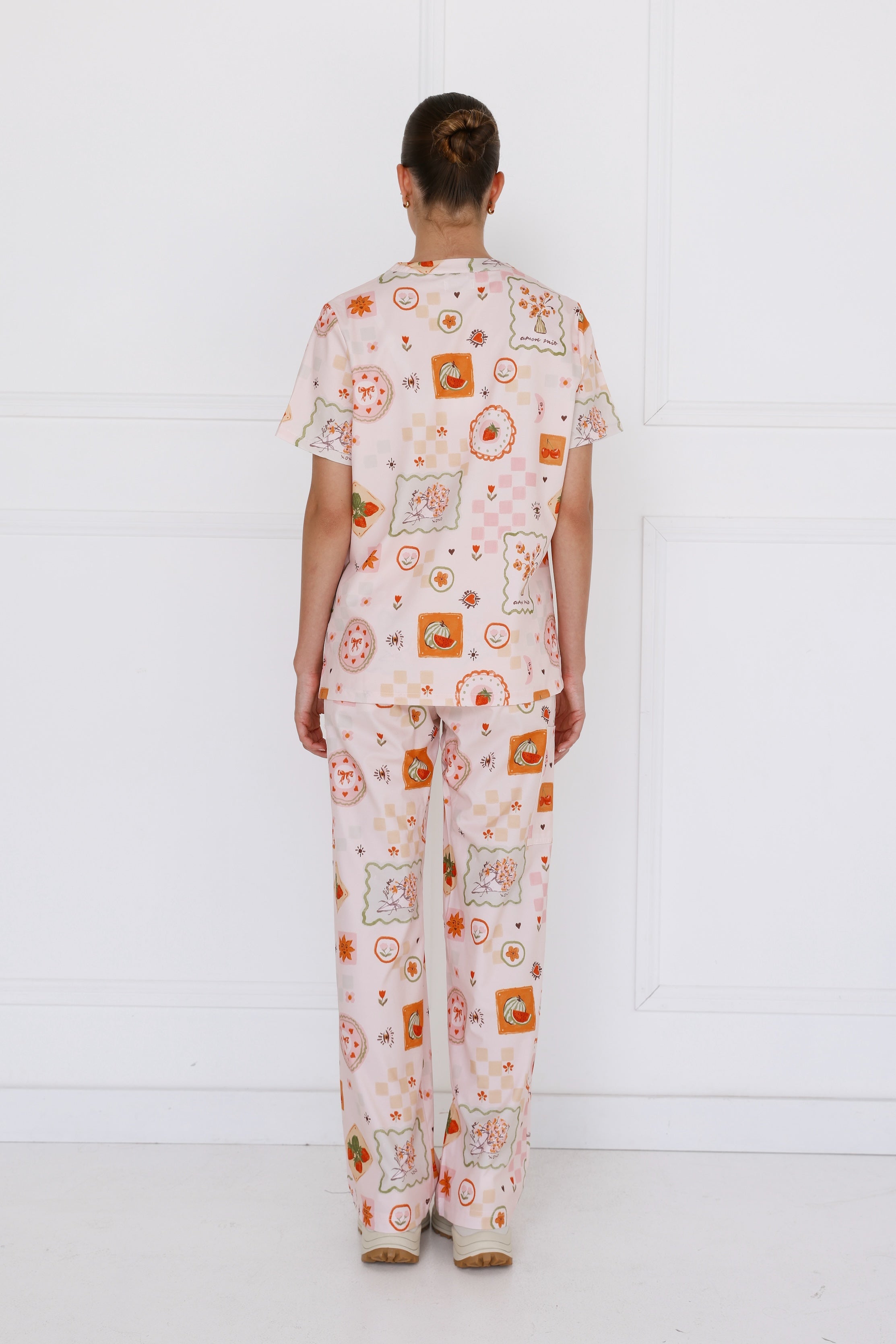 Tuscany Women’s Performance Scrub Pants – back view showing comfortable waistband and streamlined fit