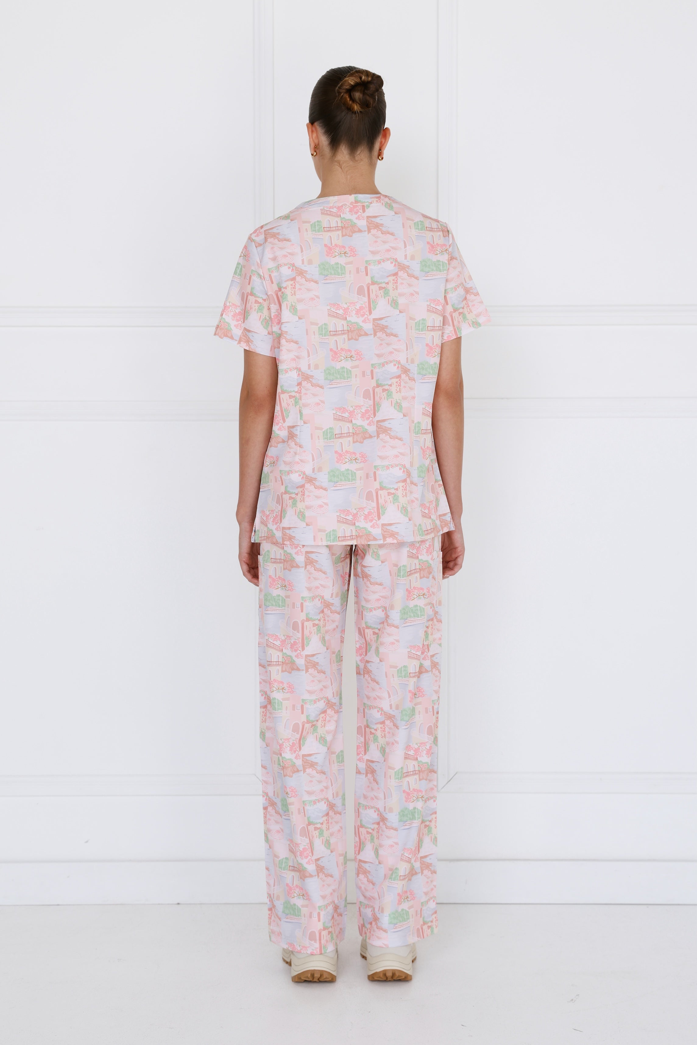 Women’s Performance Scrub Set Riviera – back view