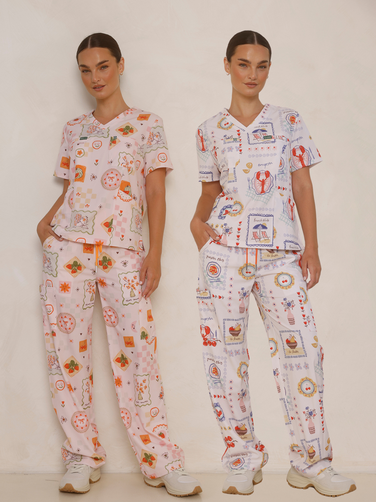 Printed Scrub Sets That Actually Feel Stylish