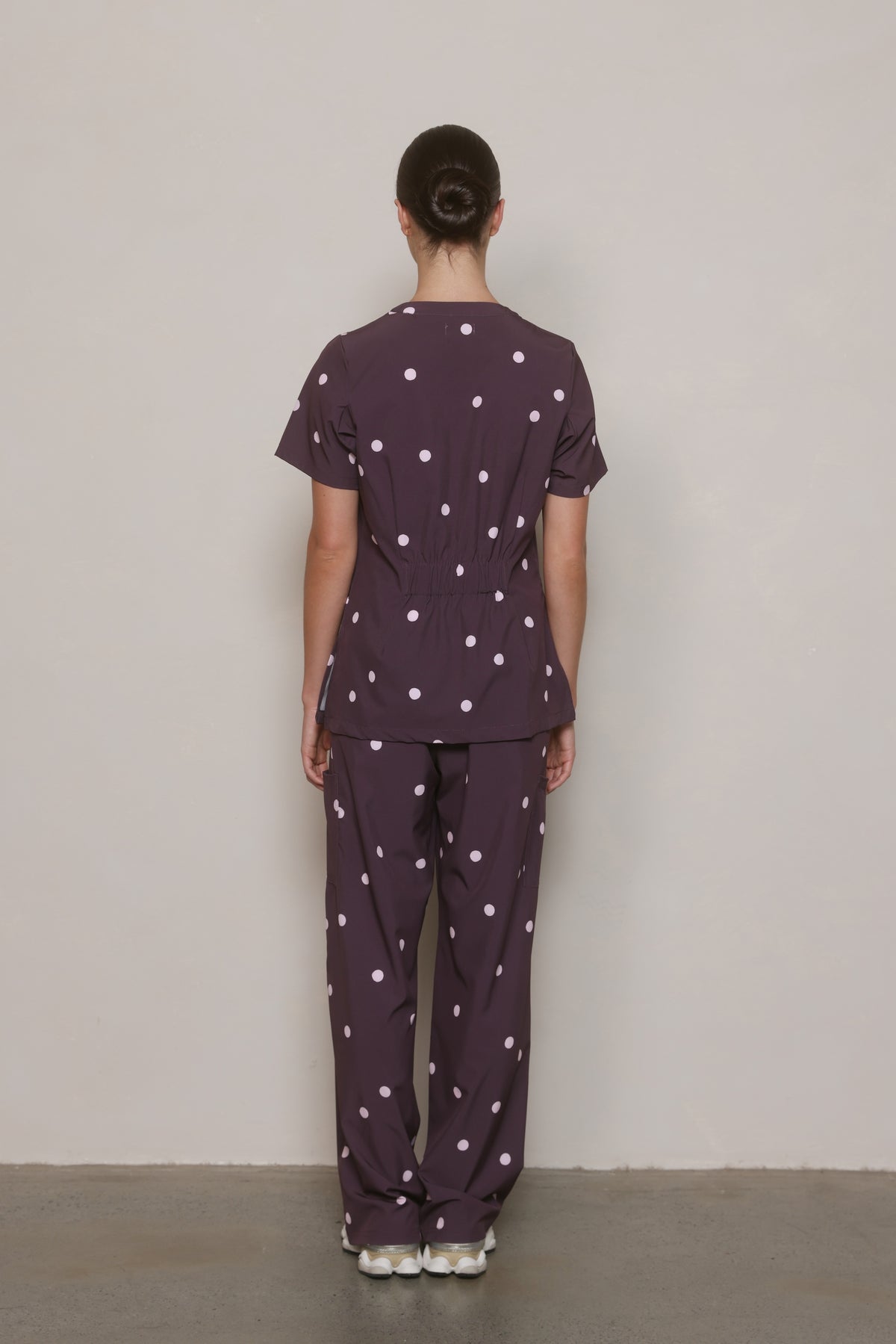 Cocoa Polka Dot - Shaped Back-3