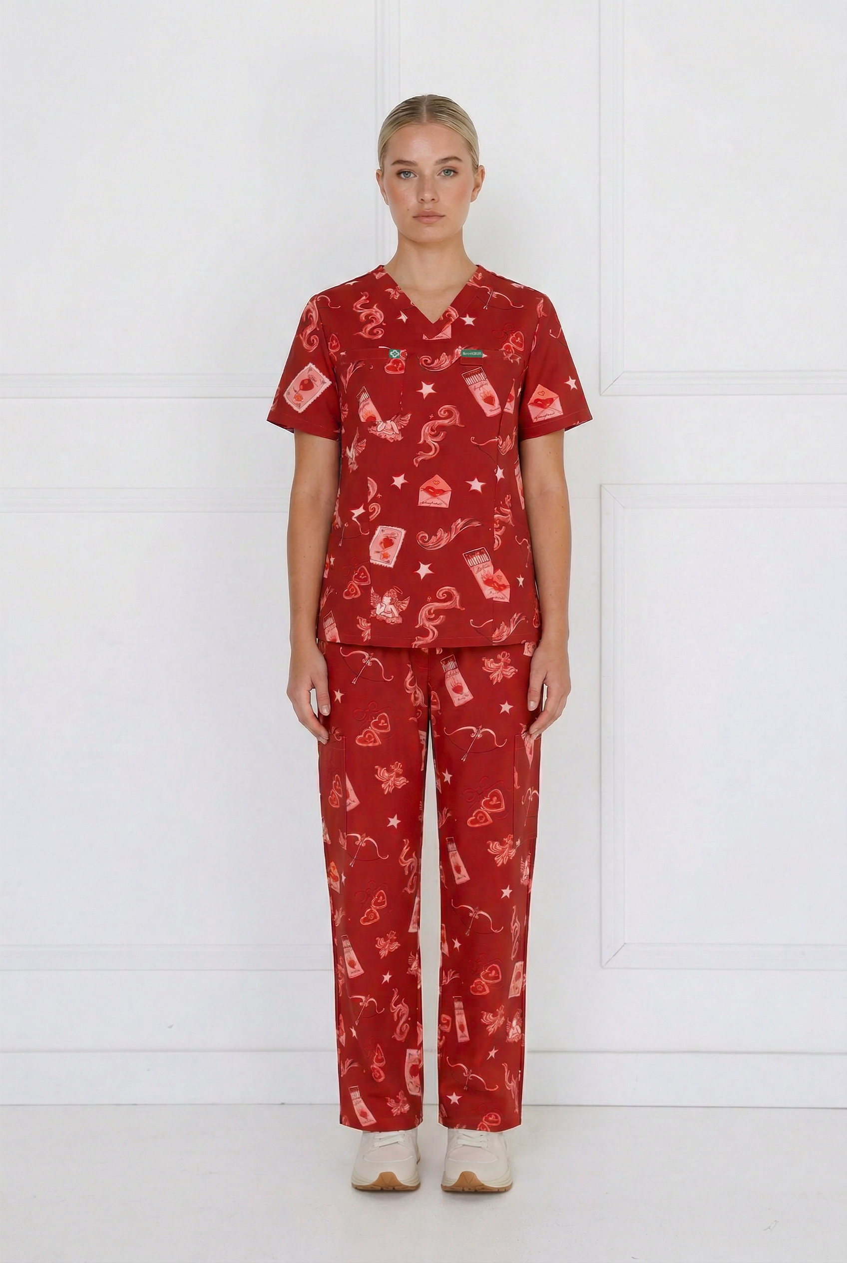 Women’s Performance Scrub Set  - Love Note