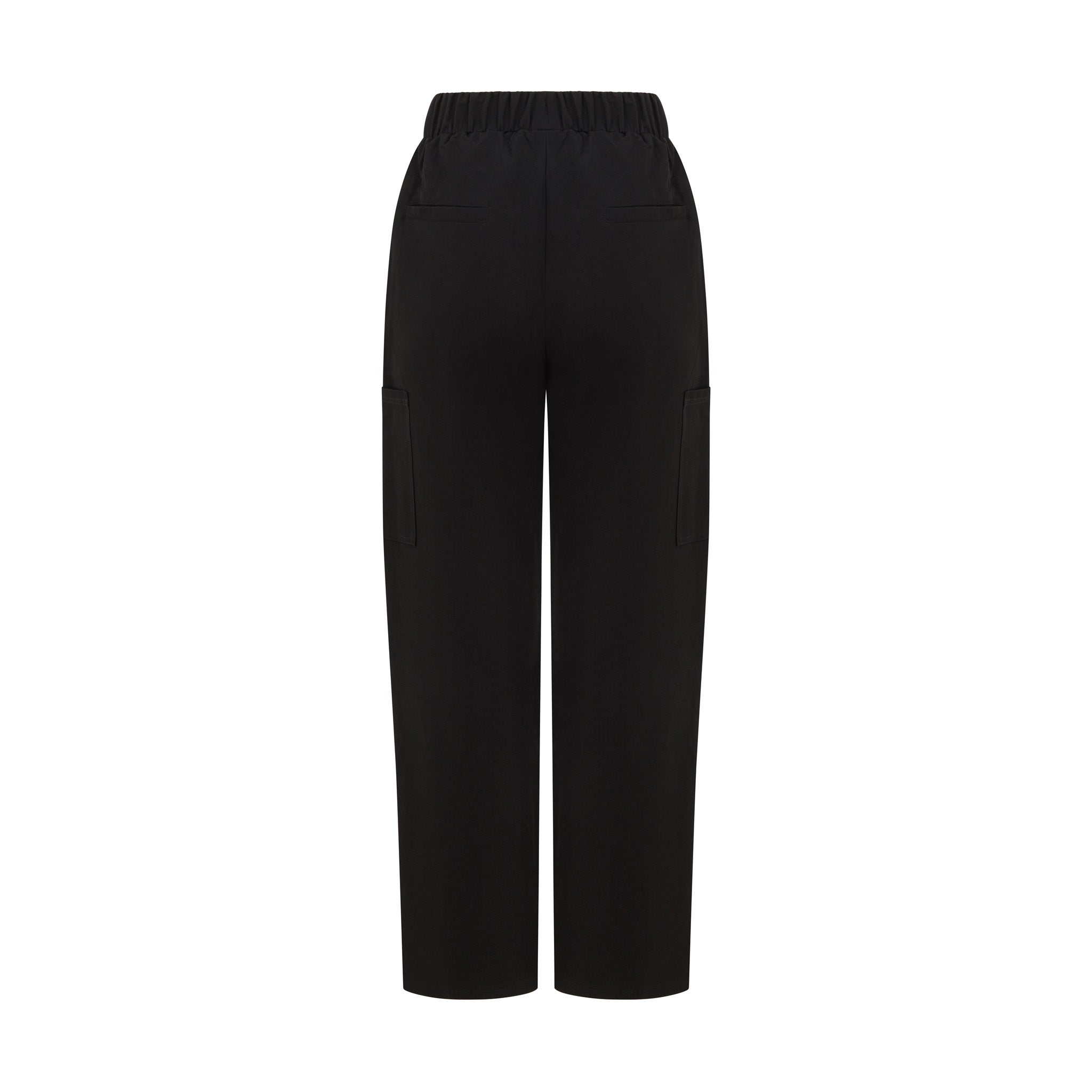 Back view of Hero Scrubs Black women’s scrub pants