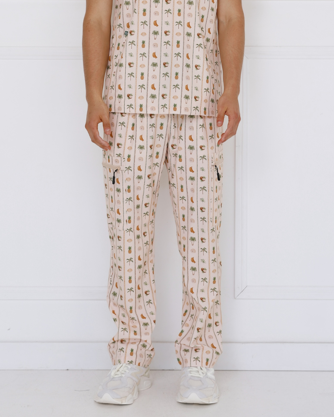 Cabo Men’s Performance Scrub Pants - front view showing modern fit and lightweight stretch fabric