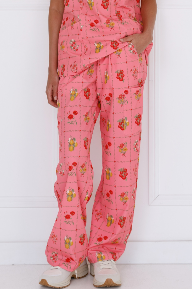 Women’s Flora Performance Scrub Pants – front view