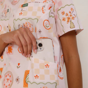 Printed Scrub Set - Tuscany