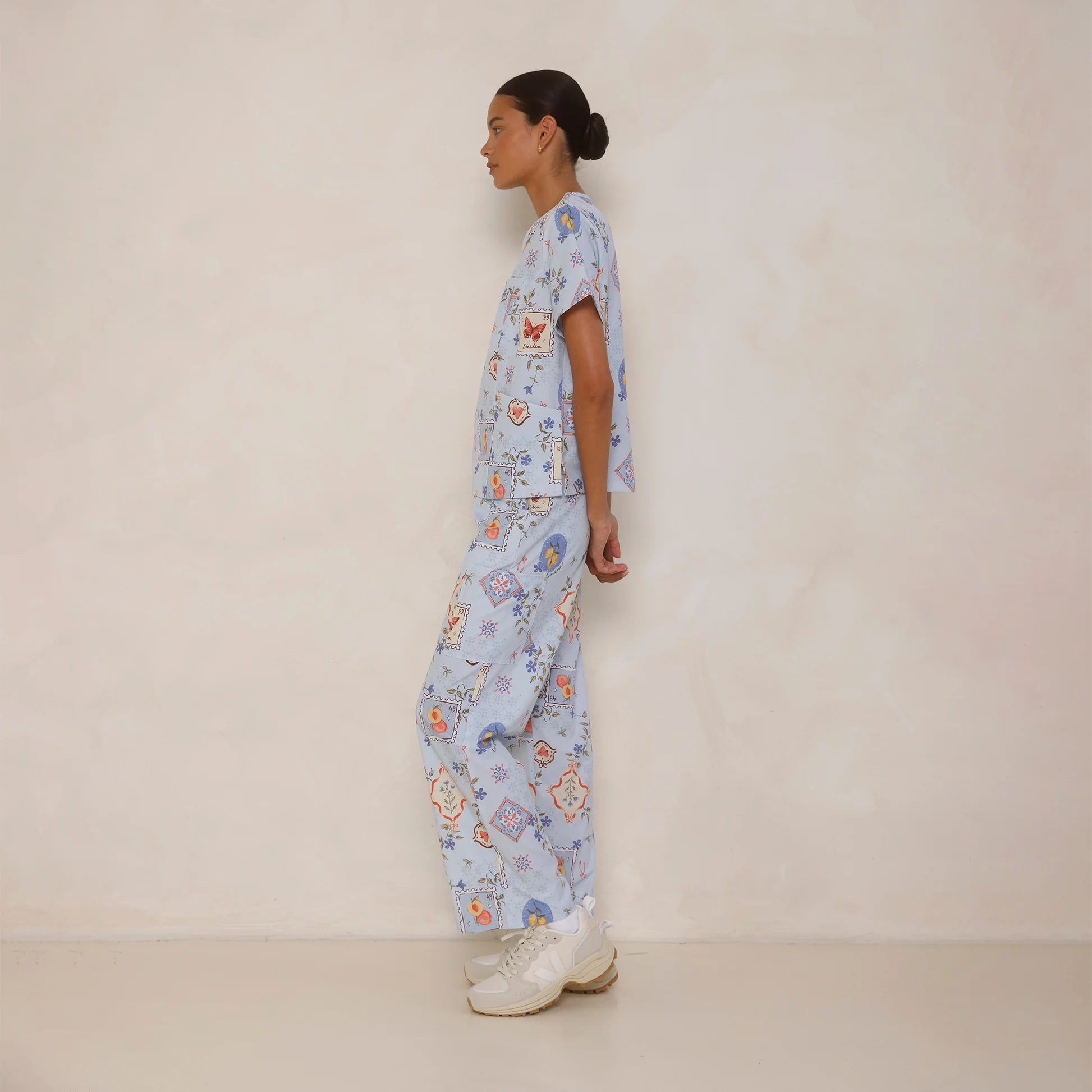 Printed Scrub Set - Sicily
