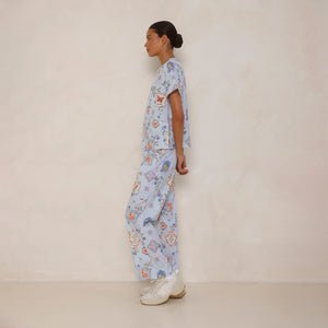 Printed Scrub Set - Sicily