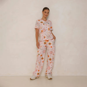Printed Scrub Set - Tuscany