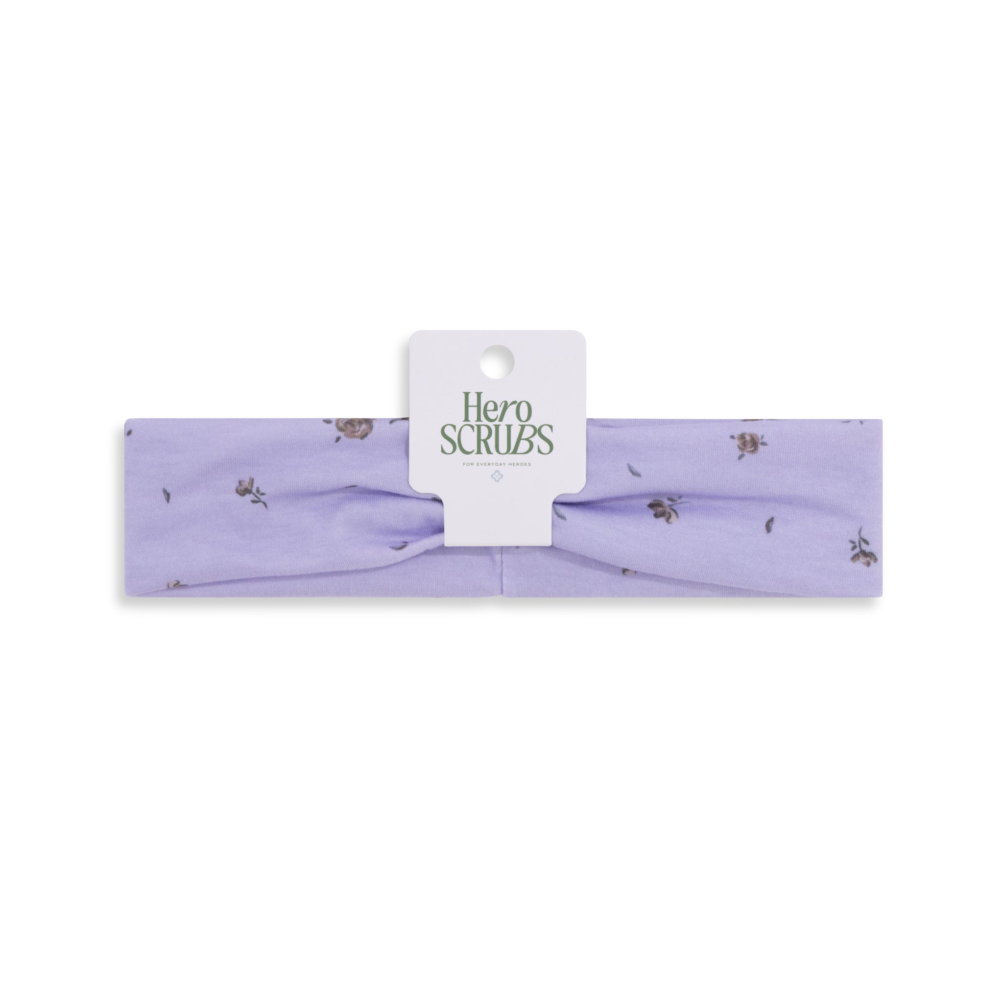 Soft lilac scrub headband by Hero Scrubs