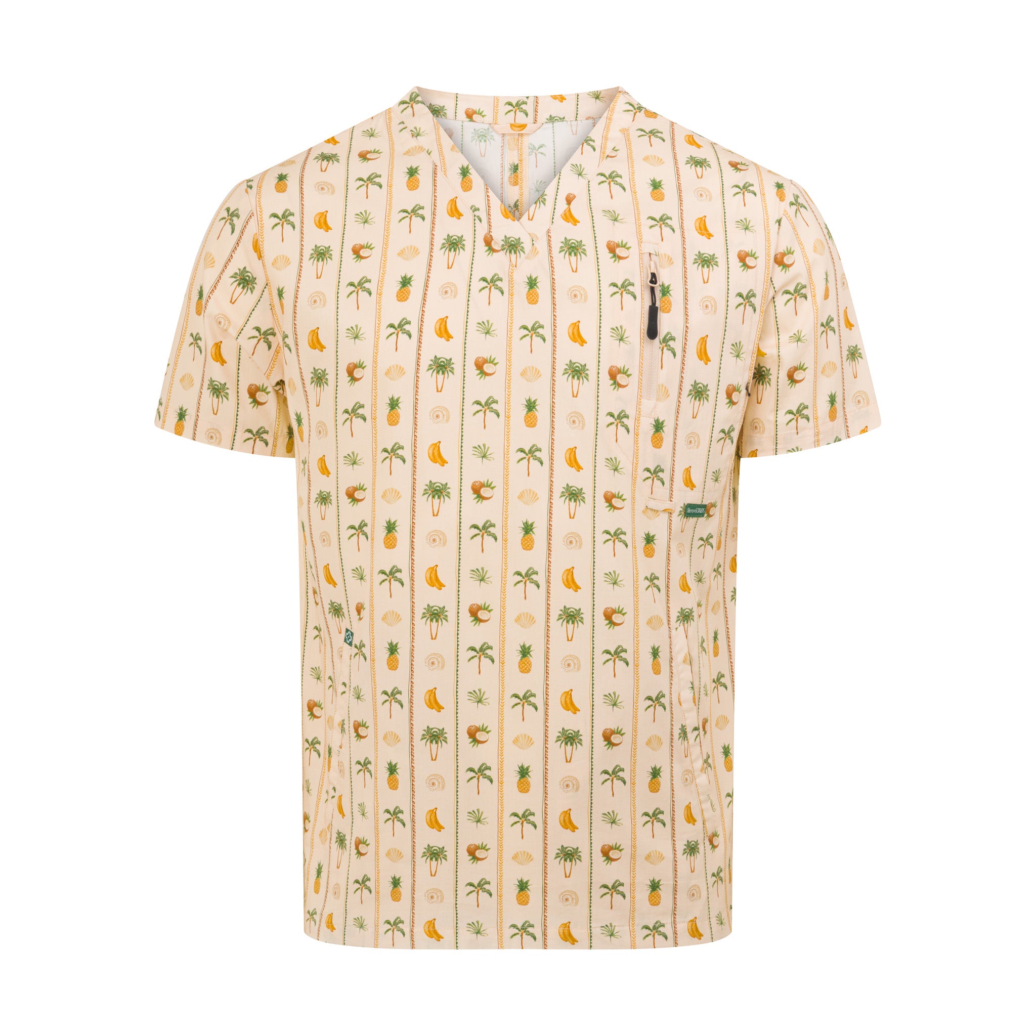 Men's 100% Cotton Scrub Top - Cabo