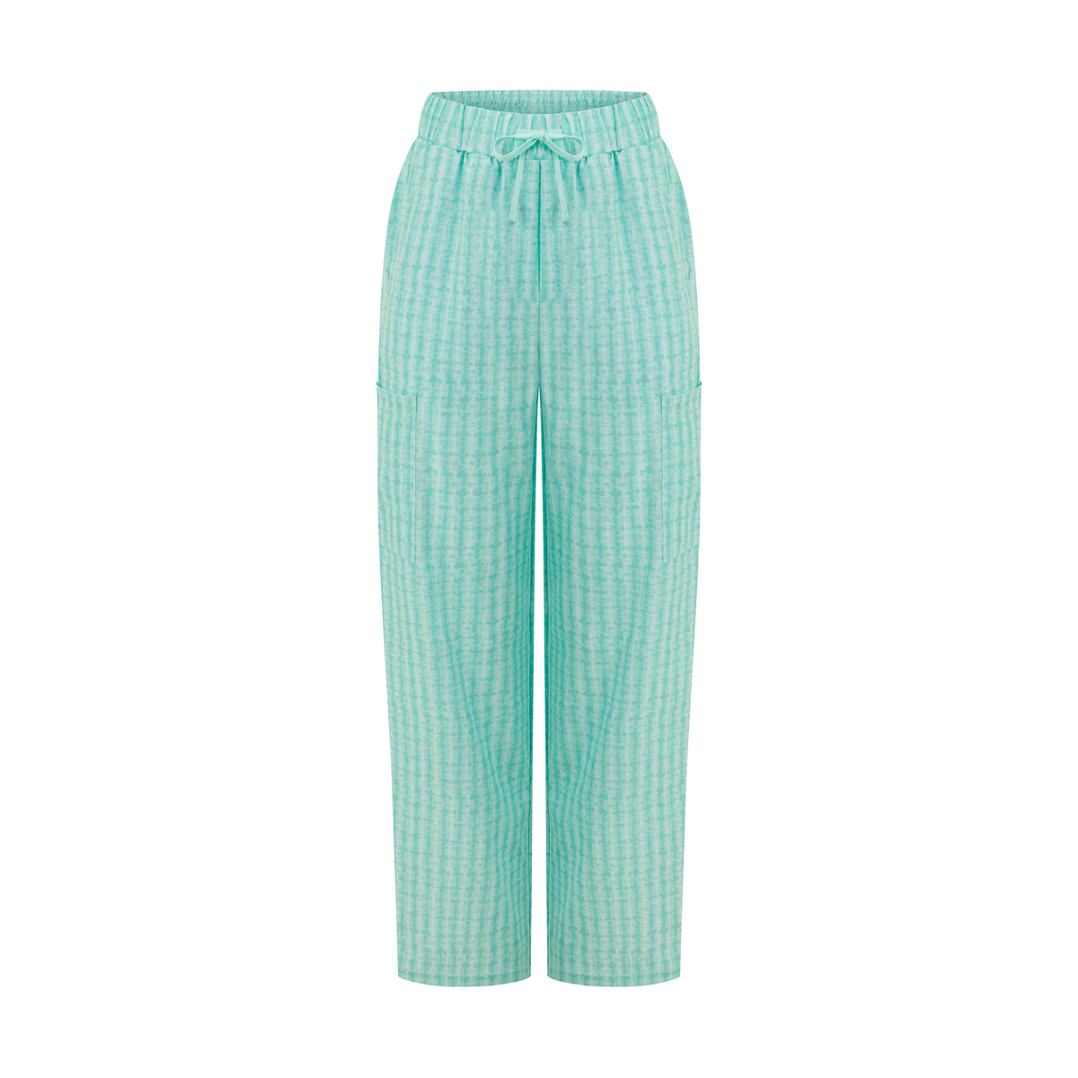 Front view of Hero Scrubs Mint women’s scrub pants