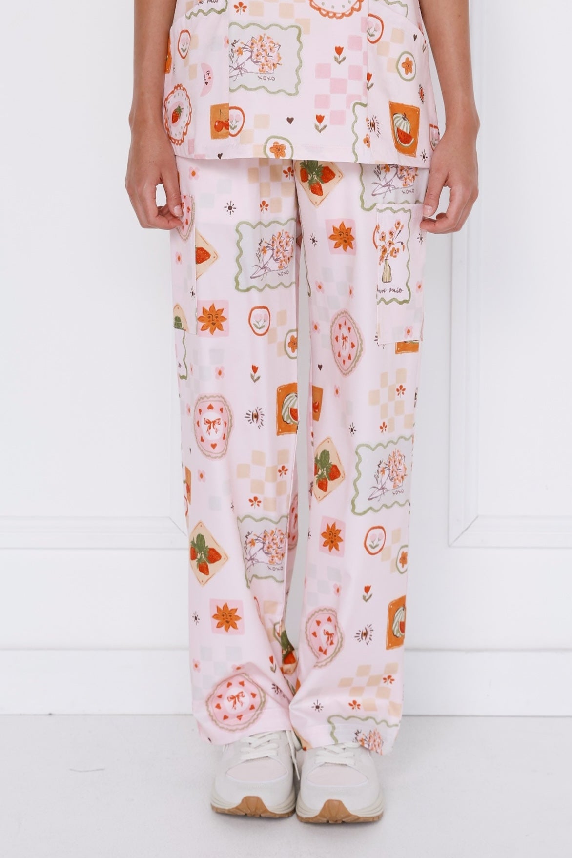 Tuscany Women’s Performance Scrub Pants – front view showing modern fit and stretch fabric